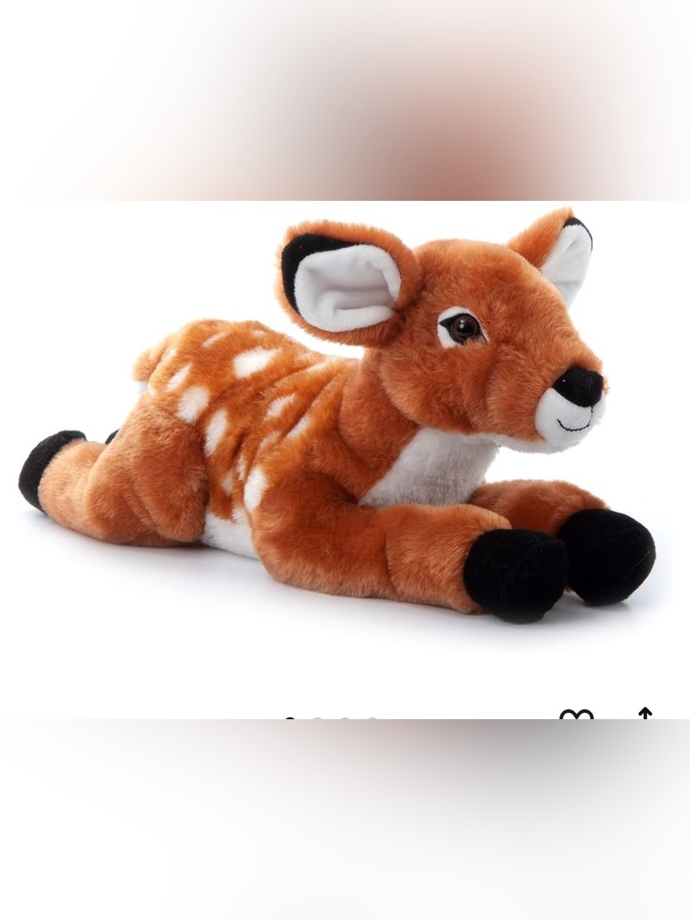 The Petting Zoo Fawn Stuffed Animal Plushie, Wild Onez, Kids Gifts, 17 in